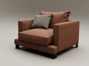 sofa camerich lazy time 3D Model