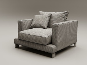 sofa camerich lazy time Model 3D