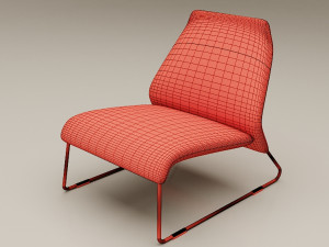 armchair lazy bb 3D Model