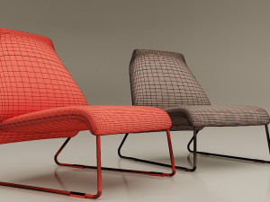 armchair lazy bb 3D Model