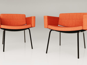 council armchairs 3D Model