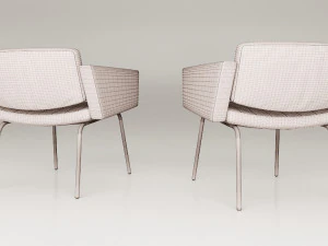 council armchairs 3D Model
