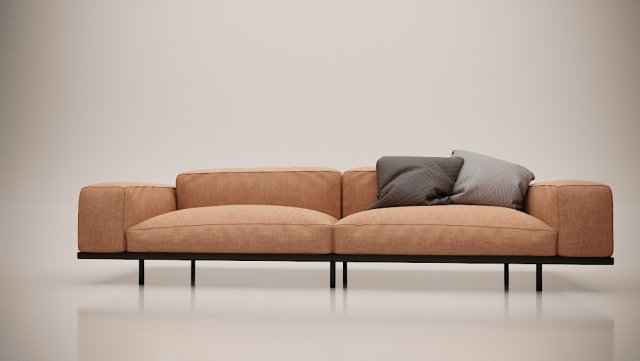 naviglio sofa Model 3D .c4d .max .obj .3ds .fbx .stl .blend 