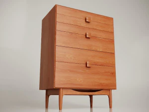 ib kofod larsen의 서랍장 3D 모델