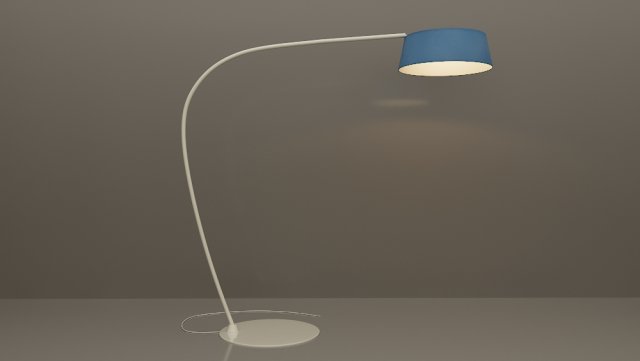 floor lamp linea light oxygen fl1 8101 Model 3D .c4d .max .obj .3ds .fbx .stl .blend 