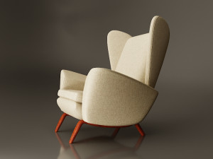 lounge chair by howard keith Modèle 3D