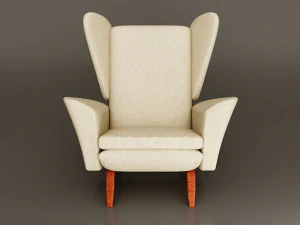 lounge chair by howard keith 3D Model