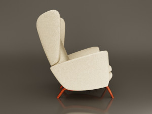 lounge chair by howard keith Model 3D