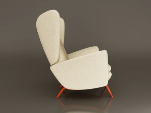 lounge chair by howard keith 3D Model