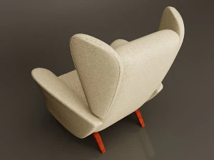 lounge chair by howard keith 3D Model
