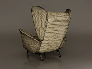 lounge chair by howard keith 3D Model