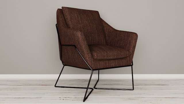 lincoln lounge chair Modelo 3D .c4d .max .obj .3ds .fbx .stl .blend 