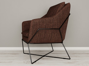lincoln lounge chair Modelo 3D