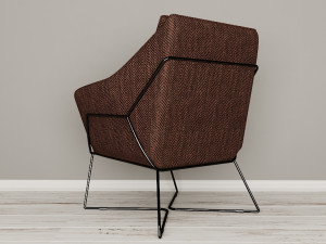 lincoln lounge chair Modelo 3D