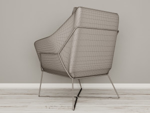 lincoln lounge chair Modelo 3D