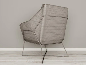 lincoln lounge chair 3D Model