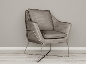 lincoln lounge chair Modelo 3D
