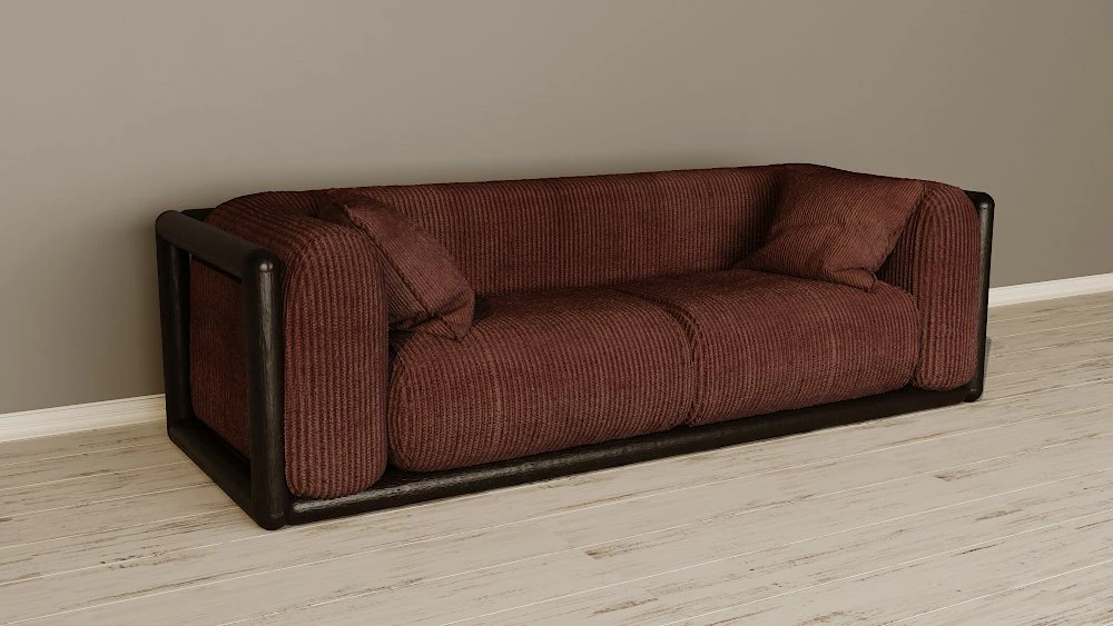 cornaro sofa 3D Model .c4d .max .obj .3ds .fbx .stl .blend