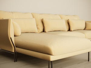 majestic sofa carmenes 3D Model