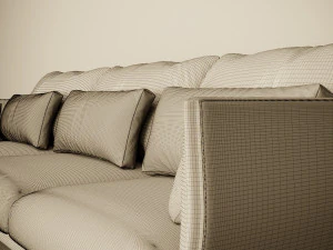 majestic sofa carmenes 3D Model