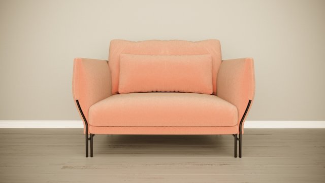 majestic armchair carmenes 3D 模型 .c4d .max .obj .3ds .fbx .stl .blend 