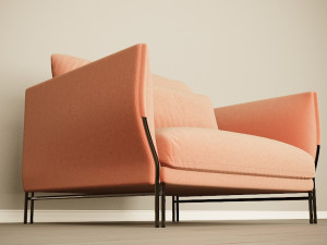 majestic armchair carmenes 3D 模型