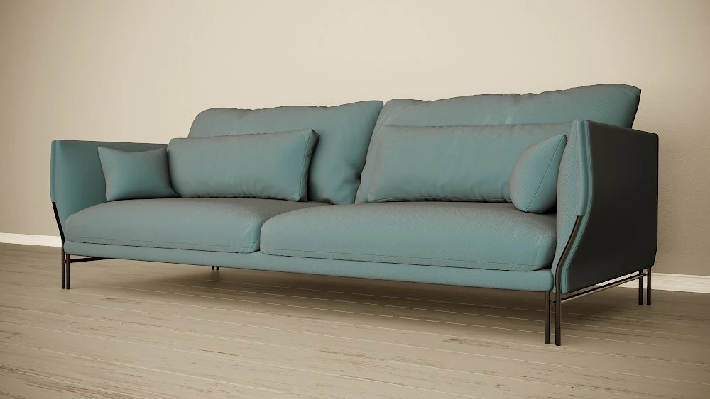 majestic sofa carmenes 3D Model .c4d .max .obj .3ds .fbx .stl .blend 