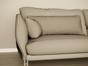 majestic sofa carmenes Model 3D
