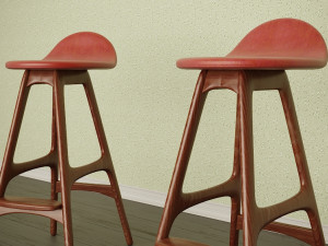od61 barstools by erik buch 3D Модель