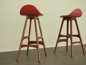 od61 barstools by erik buch 3D Модель