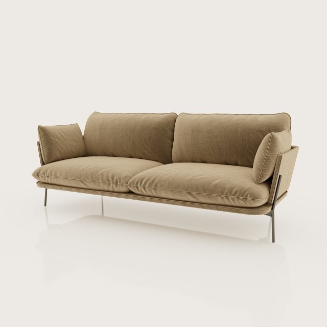 sofa cloud ln3 Model 3D .c4d .max .obj .3ds .fbx .stl .blend 