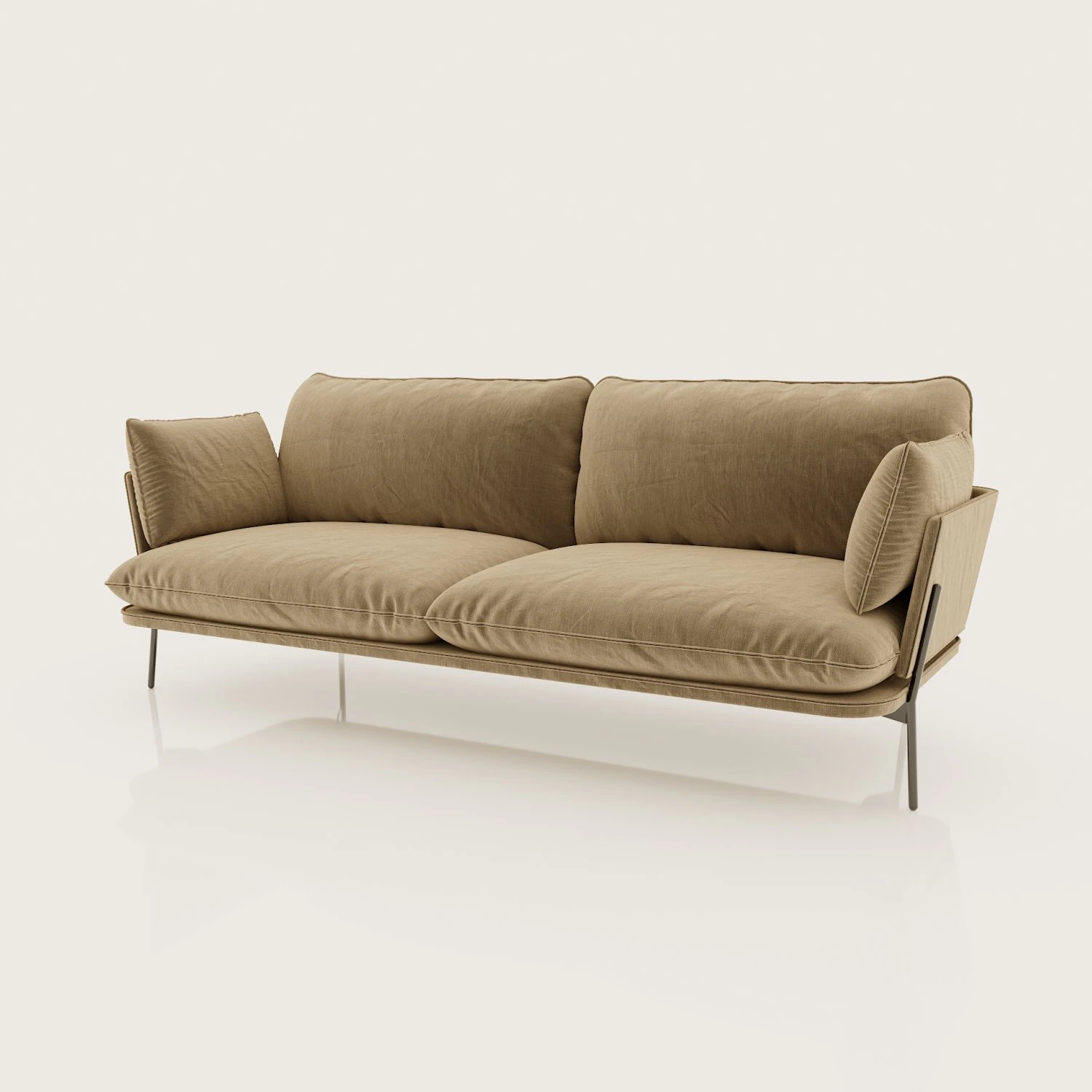 sofa cloud ln3 3D Model .c4d .max .obj .3ds .fbx .stl .blend 