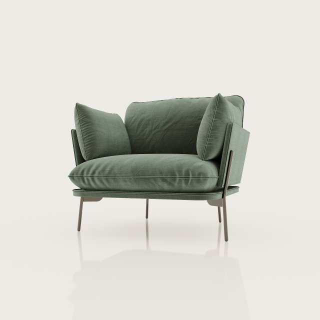 sillon cloud ln1 Modelo 3D .c4d .max .obj .3ds .fbx .stl .blend 