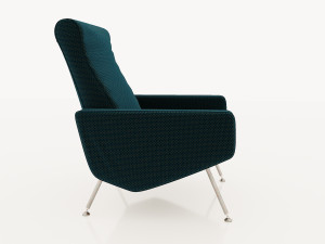 armchairs troika pierre guariche airborne 1950 Modelo 3D