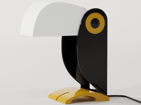 Toucan lamp by oldtimer ferrari 1960s 3D Model