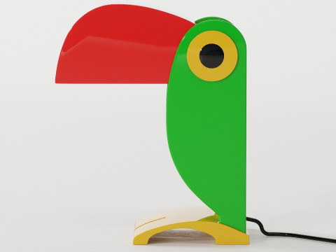 Toucan lamp by oldtimer ferrari 1960s Modèle 3D