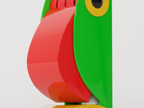 Toucan lamp by oldtimer ferrari 1960s Modèle 3D