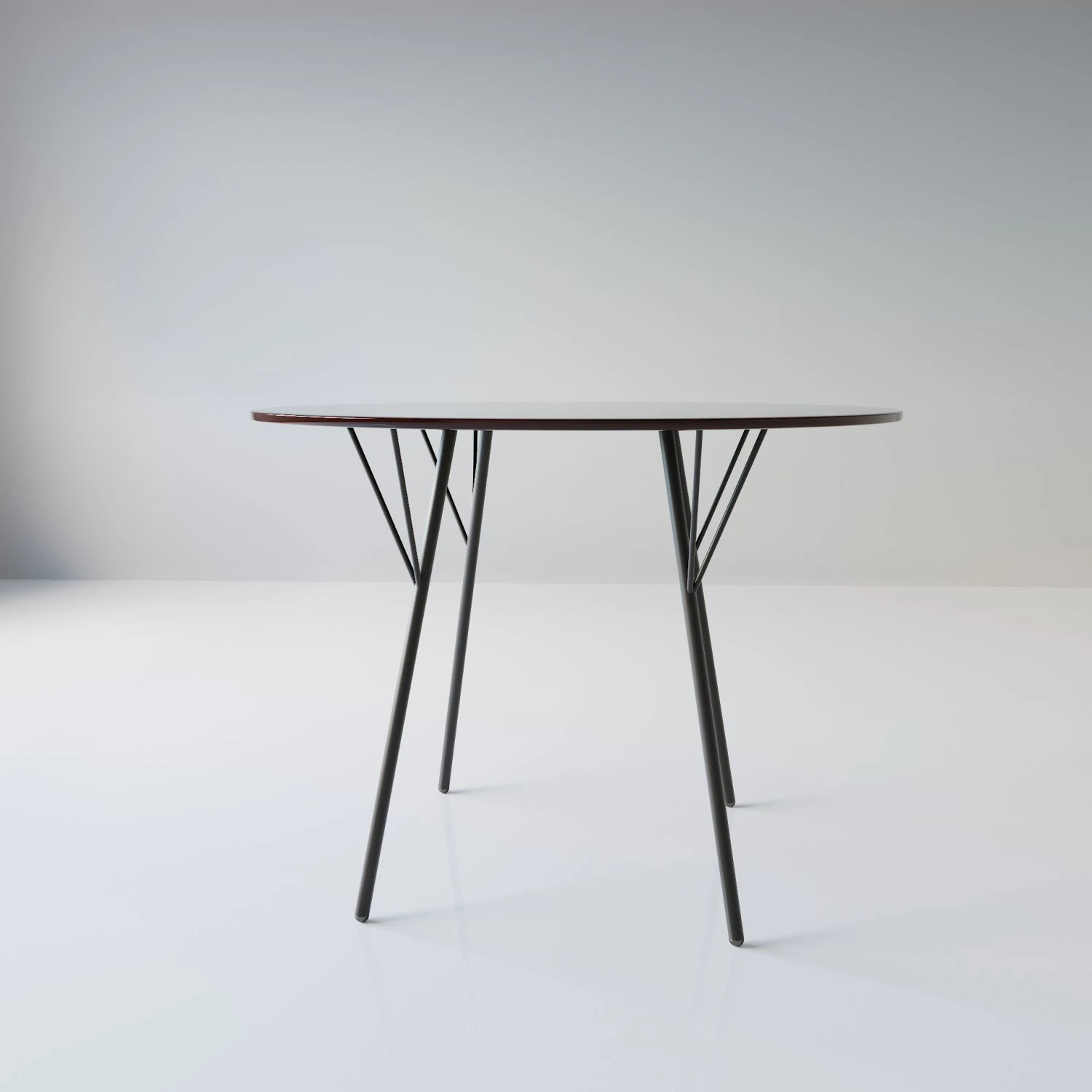 rd1 dining table by robin day 3D Model .c4d .max .obj .3ds .fbx .stl .blend