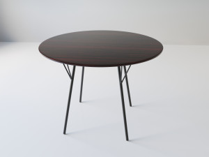 rd1 dining table by robin day 3D Model