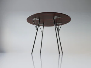 rd1 dining table by robin day 3D Model