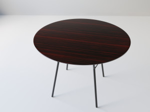 rd1 dining table by robin day 3D Model