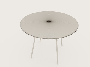rd1 dining table by robin day 3D Model