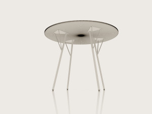 rd1 dining table by robin day 3D Model