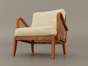 lounge chair 1950s Modèle 3D