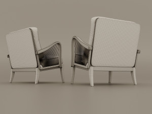 lounge chair 1950s Modèle 3D