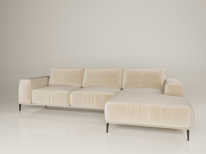 eichholtz lounge sofa montado natural 3D Model