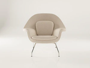 womb style armchair 3D Model