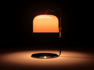 1960s harvey guzzini table lamp 3D Model