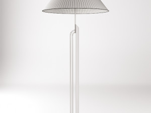 Brass Vintage Floor Lamp 3Dモデル
