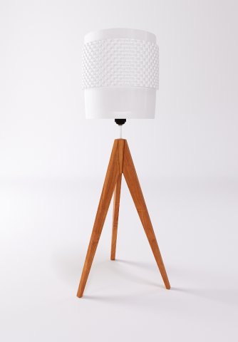 Mid Century Tripodes Floor Lamp 3D 模型 .c4d .max .obj .3ds .fbx .stl .blend 